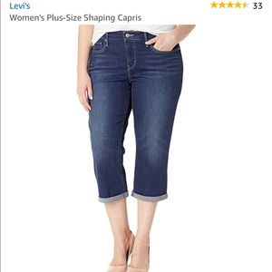 Levi’s Plus-Size Denim Capri’s - 16W